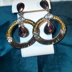 Beaded & Rhinestone Earrings